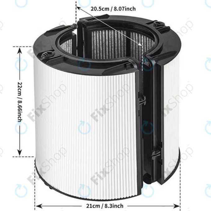 Dyson Purifier-series, Purifier humidifier-series - HEPA filter (Aktivni ugljen)