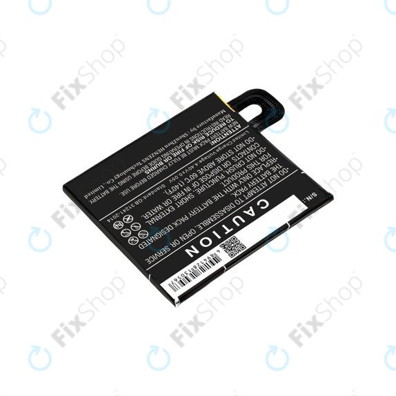 Baterija za Google Pixel 2 G011A, 2700mAh, Li-Pol, 3.85 V, G011A-B, HQ