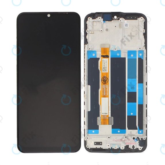 Vivo Y35 5G V2230A - LCD zaslon + zaslon osjetljiv na dodir + okvir (Black) TFT