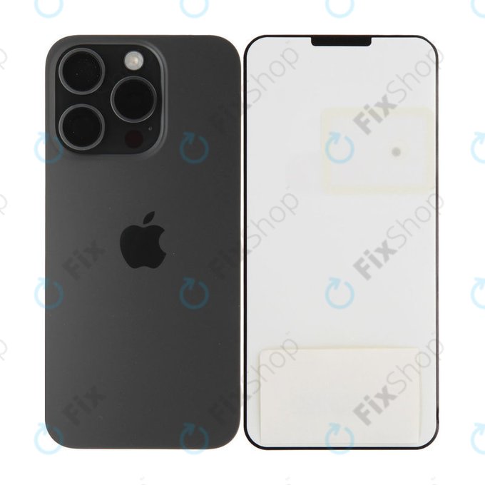 Stražnje staklo kućišta za iPhone 15 Pro | Black Titanium | 661-35700 | Genuine Apple