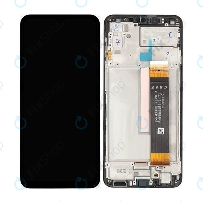 Samsung Galaxy M23 5G M236B - LCD zaslon + zaslon osjetljiv na dodir + okvir (Black) - GH82-28487A, GH82-28488A, GH82-28492A Genuine Service Pack