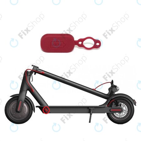 Xiaomi Mi Electric Scooter 1S, 2 M365, Essential, Pro, Pro 2 - Konektor za punjenje, ukrasna kapica (Red)