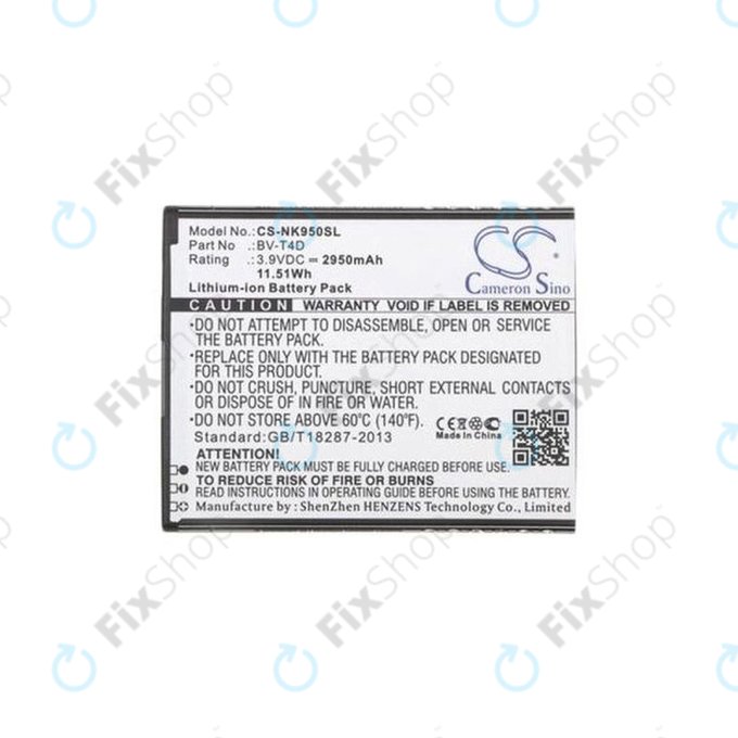 Microsoft Lumia 950 XL - Baterija BV-T4D, 2950mAh HQ