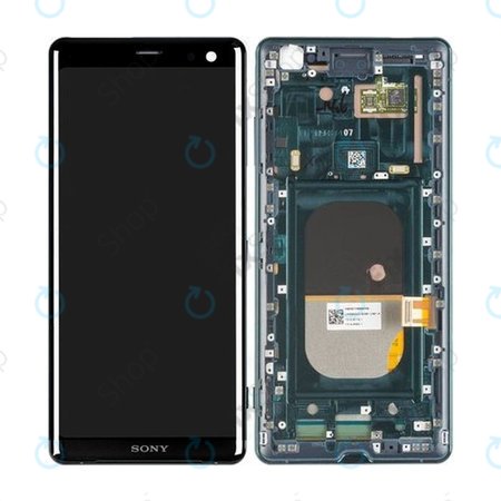 Sony Xperia XZ3 - LCD zaslon + zaslon osjetljiv na dodir + okvir (zeleni) - 1315-5028 Originalni servisni paket