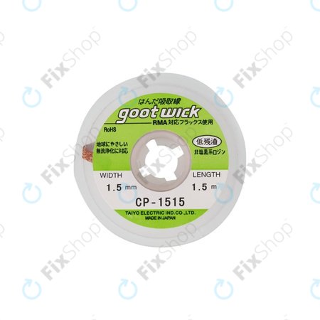 Goot CP-1515 - Konvencionalni fitilji za odlemljivanje - 1.5mm