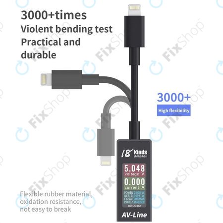 AV-Line - Kabel za punjenje s pametnim otkrivanjem (USB-C - USB-C)