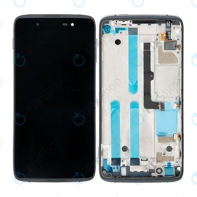 Blackberry DTEK50 - LCD zaslon + zaslon osjetljiv na dodir + okvir (Black) TFT