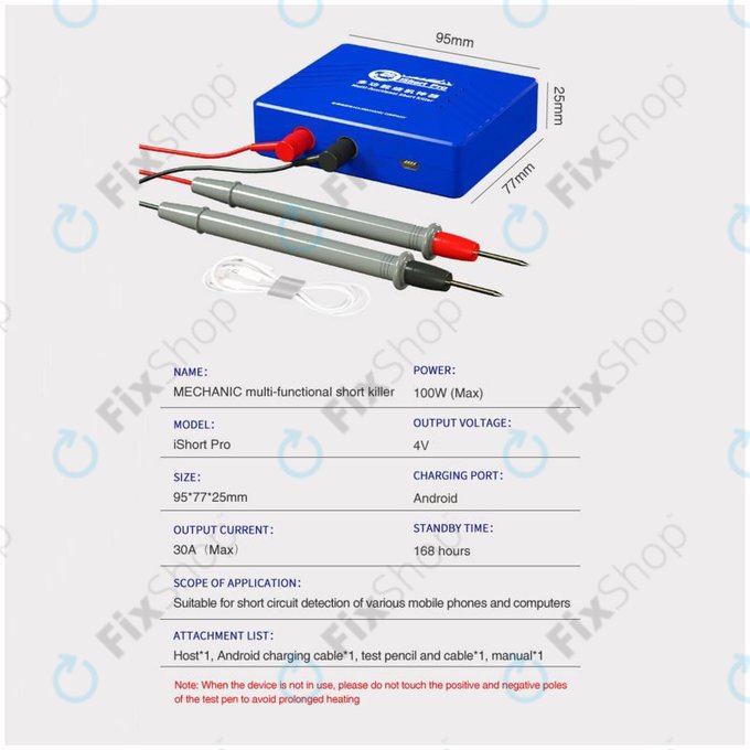 Mechanic iShort Pro - Višenamjenski detektor kratkog spoja