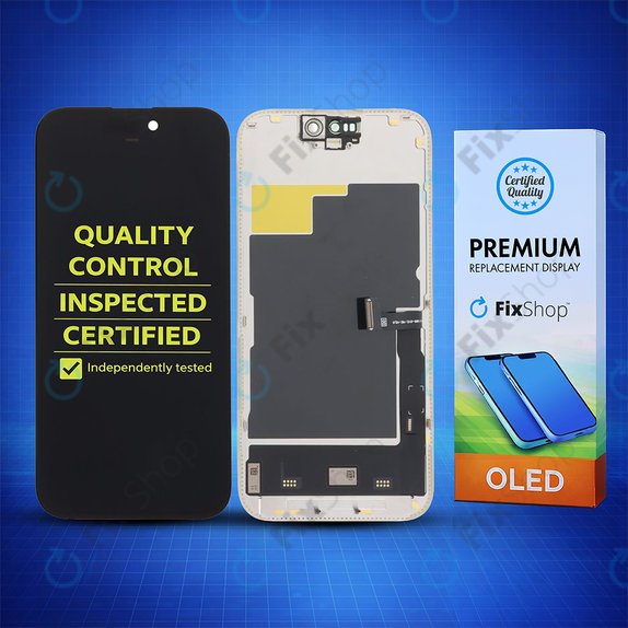 Apple iPhone 15 Pro - LCD zaslon + zaslon osjetljiv na dodir + okvir Soft OLED FixPremium 120Hz