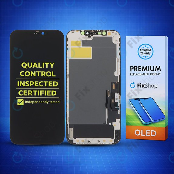 Zaslon Soft OLED za iPhone 12, 12 Pro, Dodirni ekran s okvirom, DIAGNOSTIC