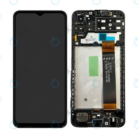 Samsung Galaxy A13 A135F - LCD zaslon + zaslon osjetljiv na dodir + okvir (crni) - GH82-28508A, GH82-28653A Originalni servisni paket