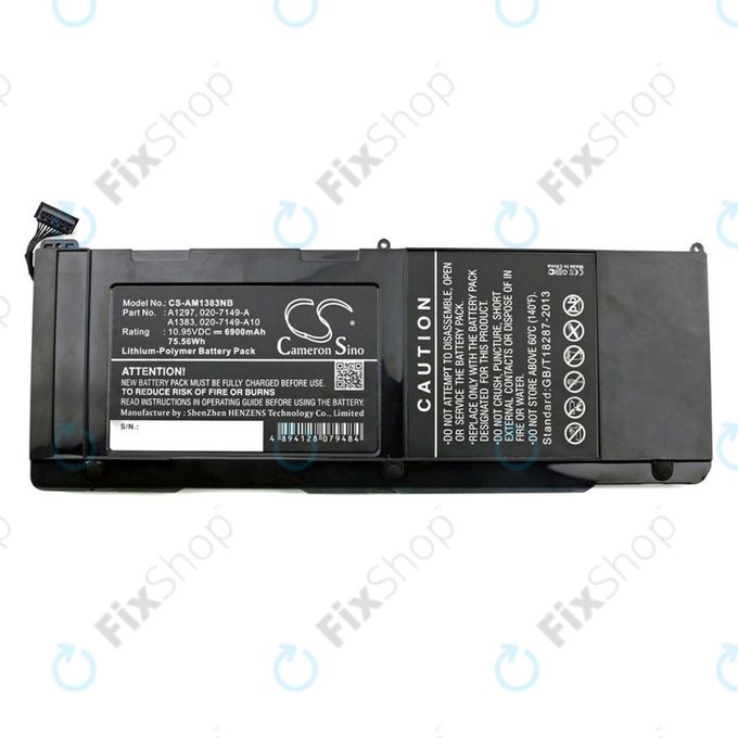 Apple MacBook Pro 17" A1297 (sredina 2010. - Kraj 2011.) - Baterija A1383 6900 mAh HQ