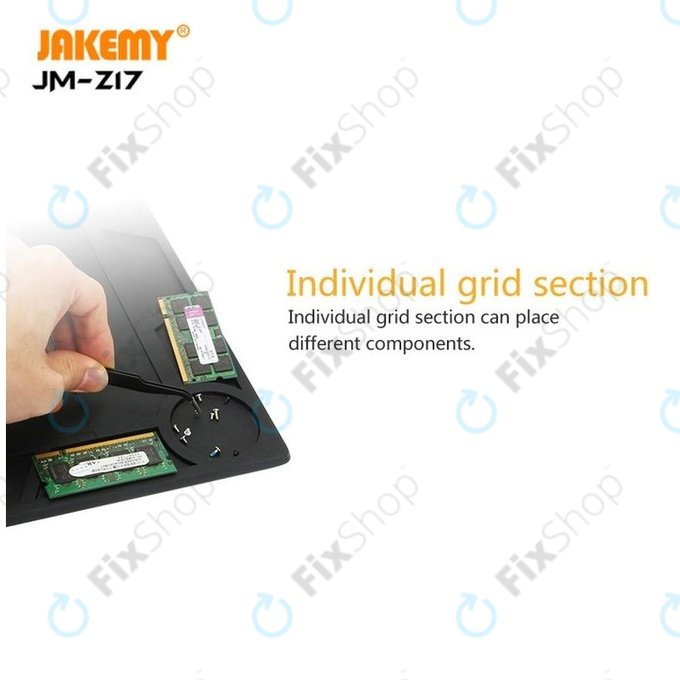 Jakemy JM-Z17 - ESD silikonska podloga otporna na toplinu - 36 x 26 cm + magnetna podloga