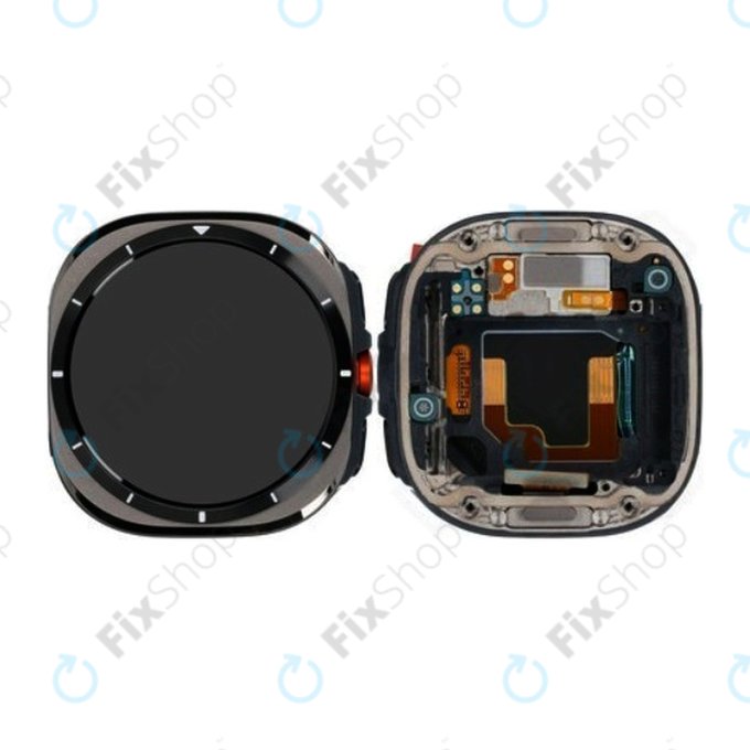 Samsung Galaxy Watch Ultra (LTE) SM-L705U - LCD zaslon + zaslon osjetljiv na dodir + okvir (Titanium) - GH82-35194B Genuine Service Pack