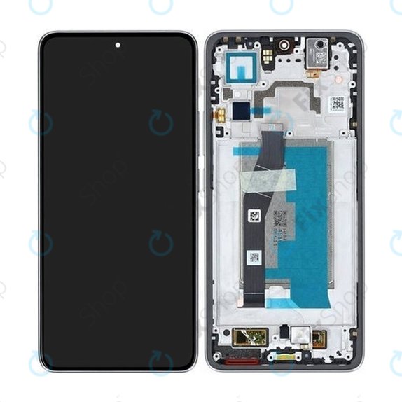 Xiaomi 14T - LCD zaslon + zaslon osjetljiv na dodir + okvir (Titan Gray) - 5600040N12A00 Genuine Service Pack