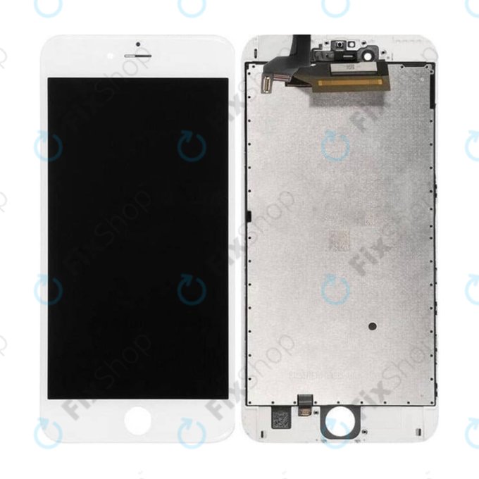 Apple iPhone 6S Plus - LCD zaslon + zaslon osjetljiv na dodir + okvir (bijeli) In-Cell FixPremium
