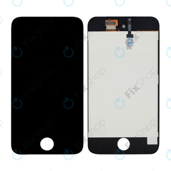 Apple iPod Touch (4. generacija) - LCD zaslon + zaslon osjetljiv na dodir + okvir (crni)