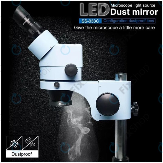 Sunshine SS-033C - Ogledalo otporno na prašinu + LED podesivo svjetlo