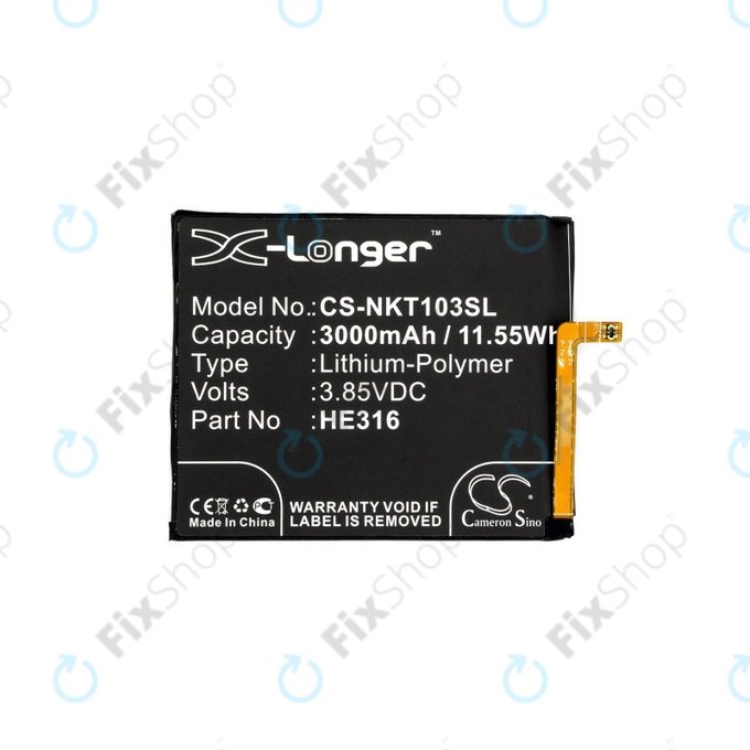 Nokia 6 - Baterija HE335 3000mAh HQ