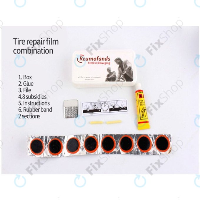 Višenamjenski alat - Zračna pumpa, komplet guma, francuski ključ, poluge i odvijač 16u1