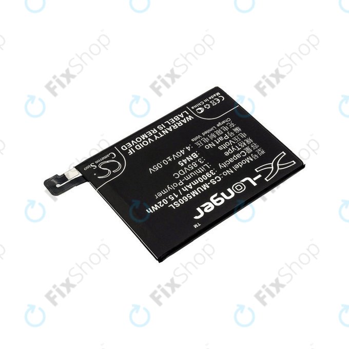 Baterija za  Xiaomi Redmi Note 5, Redmi Note 5 Pro, 3900mAh, Li-Pol, 3.85 V, BN45, HQ