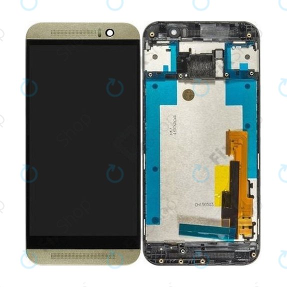 HTC One M9 - LCD zaslon + zaslon osjetljiv na dodir + okvir (Silver/Gold) TFT