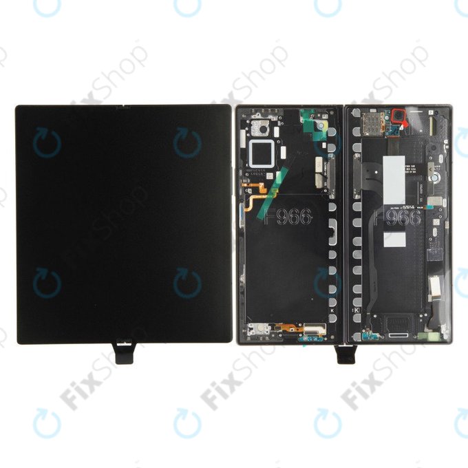 Samsung Galaxy Z Fold 7 F966B - LCD zaslon + zaslon osjetljiv na dodir + okvir (Jetblack) - GH82-37548C Genuine Service Pack
