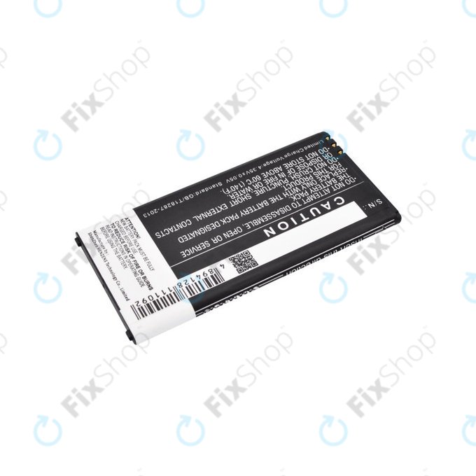 Baterija za Microsoft Lumia 640, 2600mAh, Li-Ion, 3.8 V, BV-T5C, HQ