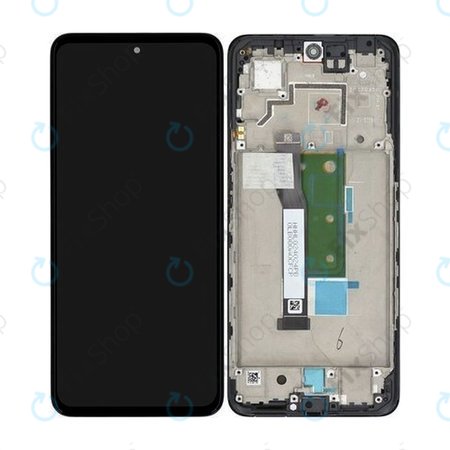 Xiaomi Poco X4 GT 22041216G - LCD zaslon + zaslon osjetljiv na dodir + okvir (crni) - 5600010L1600 Originalni servisni paket