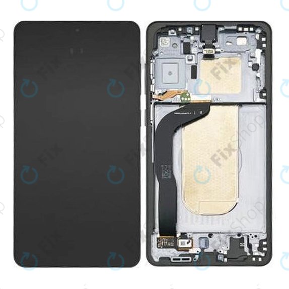 Samsung Galaxy S25 Edge - LCD zaslon + zaslon osjetljiv na dodir + okvir (Titanium Jetblack) OLED