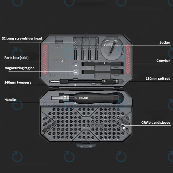 Xiaomi DELIXI - Set odvijača 145v1