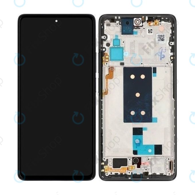 Xiaomi 11T - LCD zaslon + staklo na dodir + okvir (crni) OLED