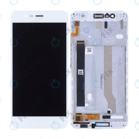 Asus ZenFone 3 Max ZC520TL - LCD zaslon + zaslon osjetljiv na dodir + okvir (bijeli) - 90AX0087-R20010, 90AX0084-R20010 Originalni servisni paket