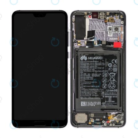 Huawei P20 Pro CLT-L29, CLT-L09 - LCD zaslon + zaslon osjetljiv na dodir + okvir + baterija (Twilight) - 02351WTU