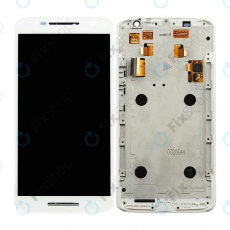 Motorola Moto X Play XT1562 - LCD zaslon + zaslon osjetljiv na dodir + okvir (White) TFT