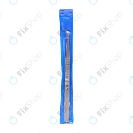 Profesionalna pinceta od nehrđajućeg čelika sa zakrivljenim vrhom (162 mm)