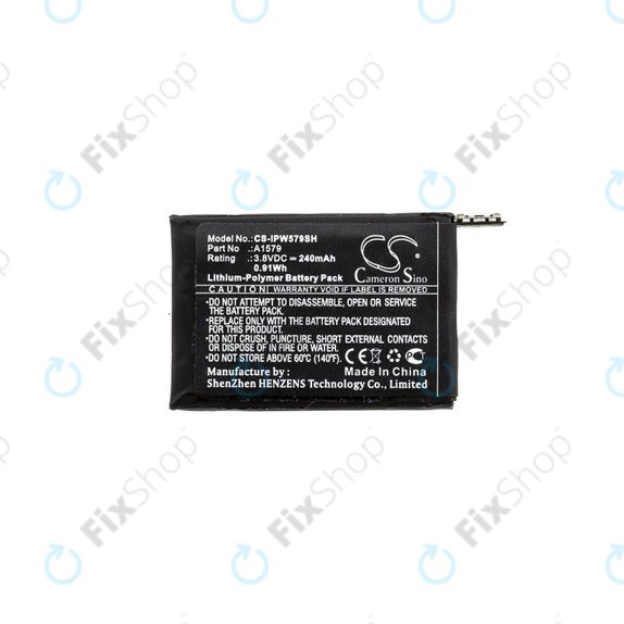 Baterija za Apple Watch 1 42 mm, 240mAh, Li-Pol, 3.8 V, A1579, HQ