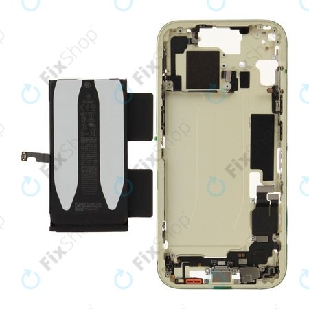 Srednji okvir s baterijom za iPhone 15 | Yellow | ZD076-00671 | Genuine Apple