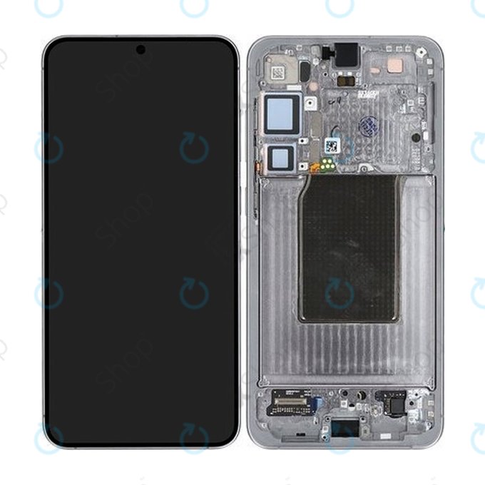 Samsung Galaxy S25 Plus - LCD zaslon + zaslon osjetljiv na dodir + okvir (Silver Shadow) - GH82-36368A Genuine Service Pack