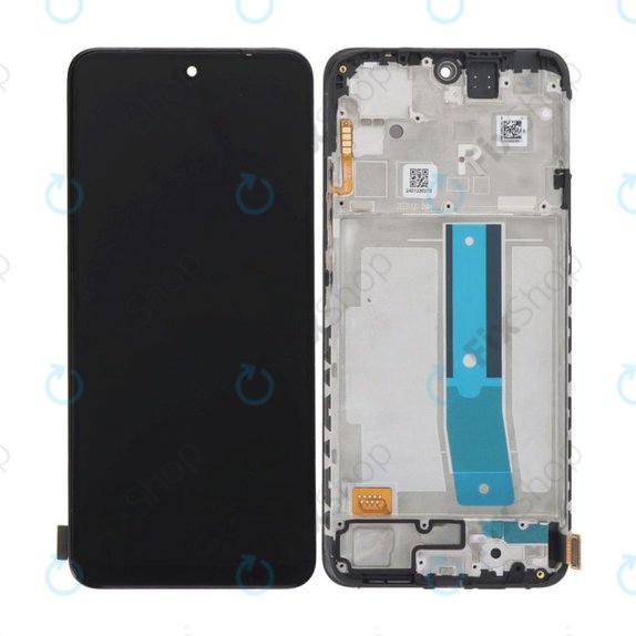 Xiaomi Redmi Note 12S - LCD zaslon + zaslon osjetljiv na dodir + okvir (Onyx Black) TFT