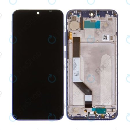 Xiaomi Redmi Note 7 - LCD zaslon + zaslon osjetljiv na dodir + okvir (Neptune Blue) - 5610100140C7, 561010020033, 561010034033 Genuine Service Pack