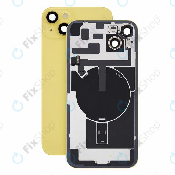 Staklo stražnjeg kućišta za iPhone 14 Plus, Yellow, Pulled A