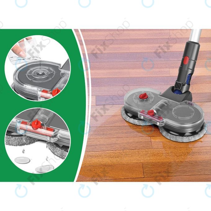 Dyson V-series, Outsize - Električna glava za brisanje sa spremnikom za vodu