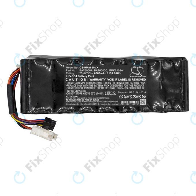 Baterija za Robomow, Wolf Garten, Cub Cadet, 6000mAh, LiFePO4, 25.6V, MRK6103A, HQ
