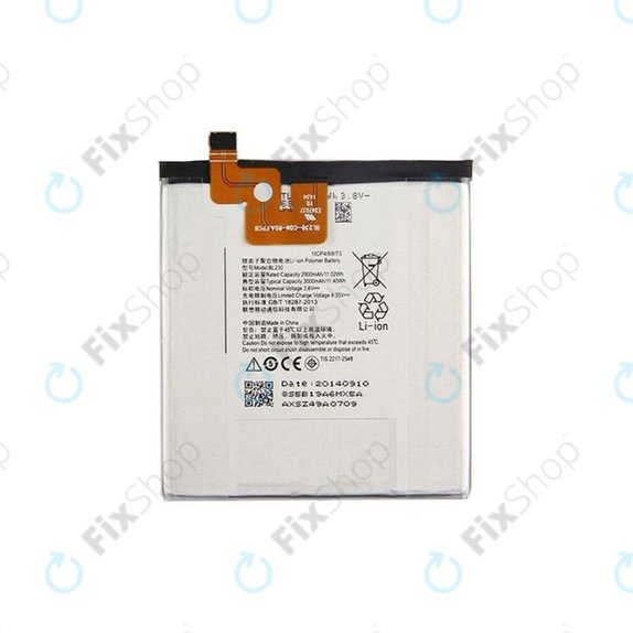 Lenovo VIBE Z2 - Baterija BL230, 3000mAh
