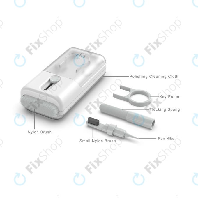 Višenamjenski set četkica s izvlakačem krpe i ključeva 6u1