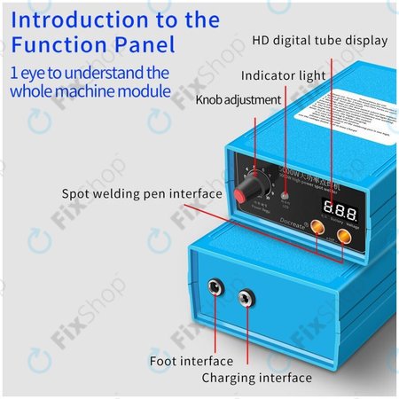 Docreate HPSW 5000W - Mini komplet za točkasto zavarivanje (4000mAh)