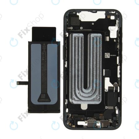 Srednji okvir s baterijom za iPhone 16e | Black | ZD076-00697 | Genuine Apple