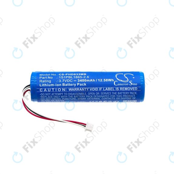 Baterija za Philips Avent SCD833, Avent SCD835, Avent SCD841, Avent SCD831, 3400mAh, Li-ion, 3.7V, 1S1PBL1865-2.6, HQ