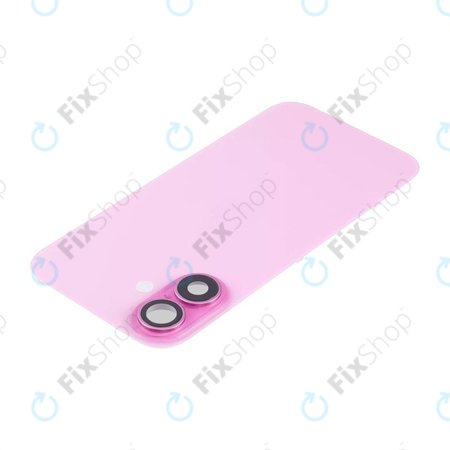 Apple iPhone 16 Plus - Stražnje staklo kućišta + staklo kamere + metalni okvir + Magsafe magnet (Pink)